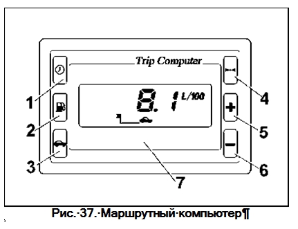 Где находится компьютер ваз 2110. Бортовой компьютер "Trip Computer"