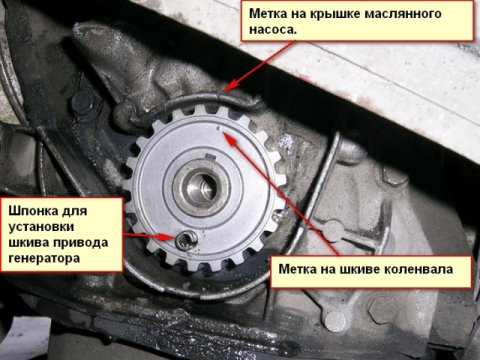 Замена грм на 8 клапанной калине