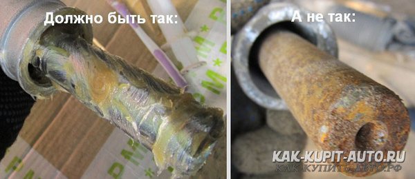 Как собрать рулевую рейку на калине