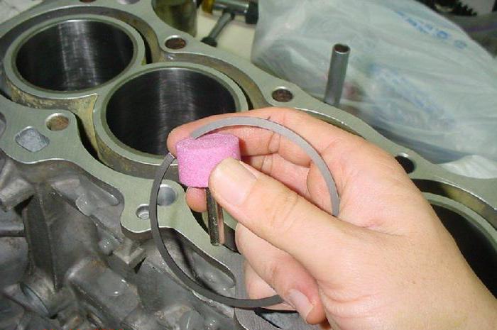 Автомобильная раскоксовка маслосъемных колец. Маслосъемные кольца